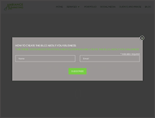 Tablet Screenshot of ambiancemarketing.com